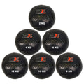 PX Wall Ball, Medizinball, PVC schwarz 2kg
