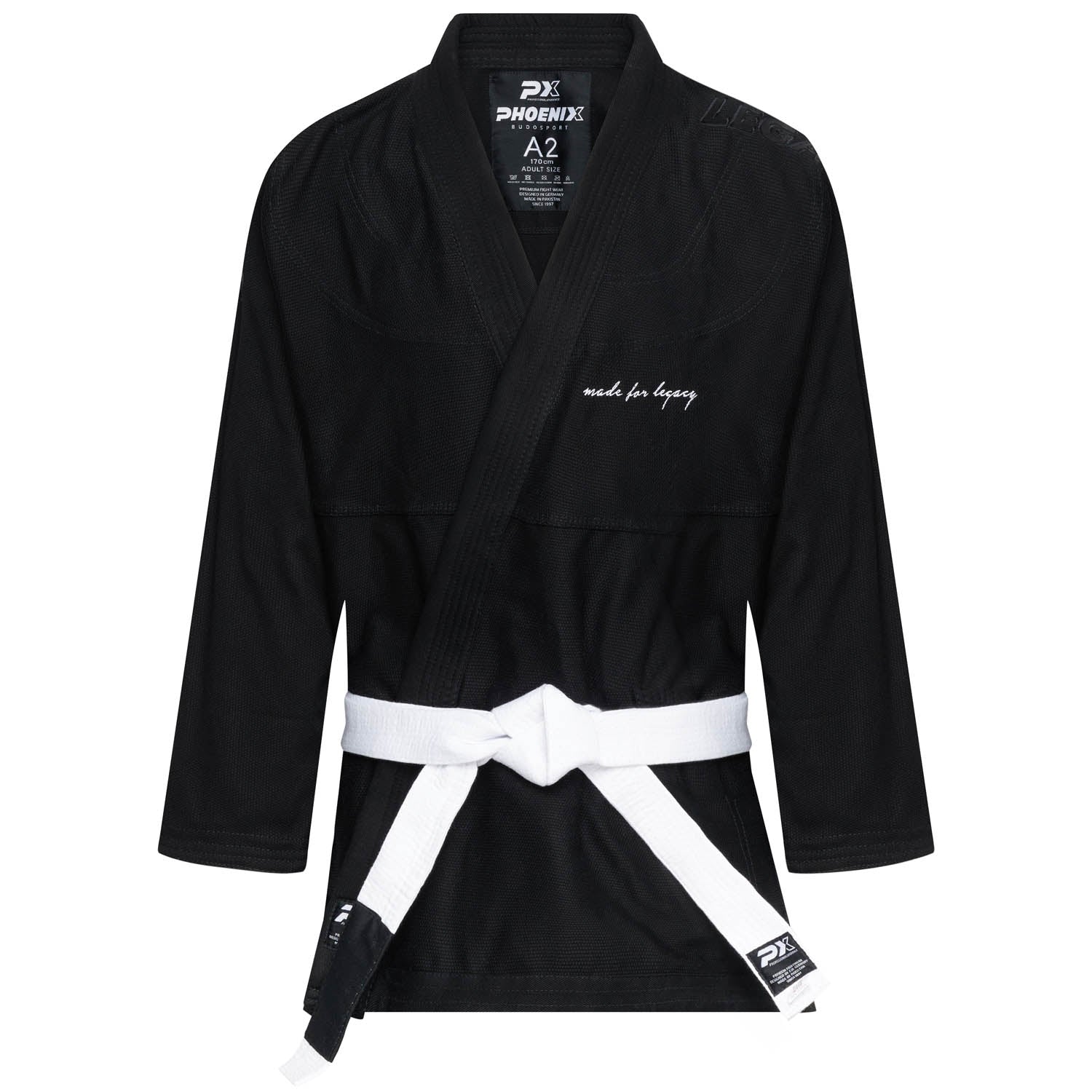PX Legacy BJJ uniform schwarz Gr. 150