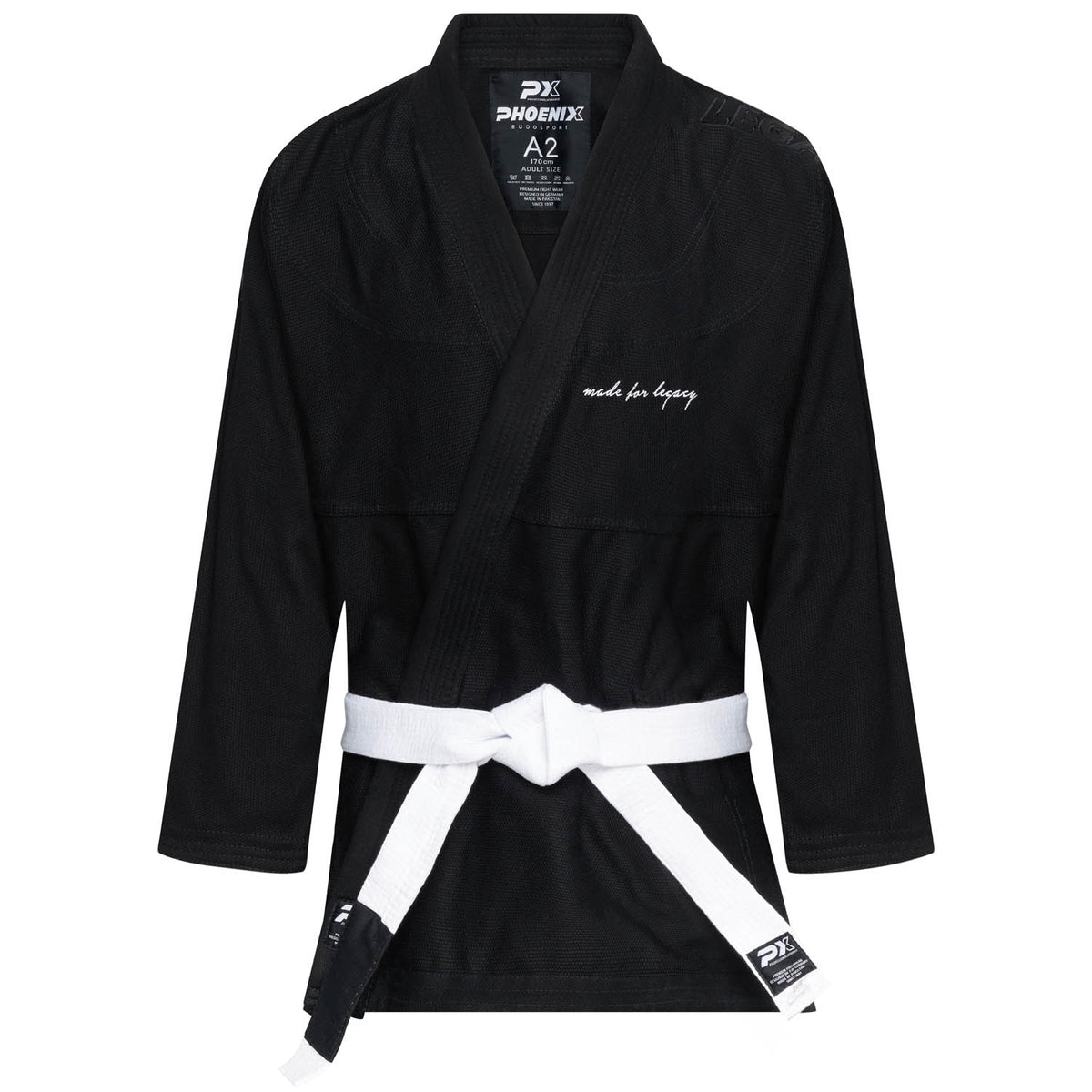 PX Legacy BJJ uniform schwarz Gr. 160