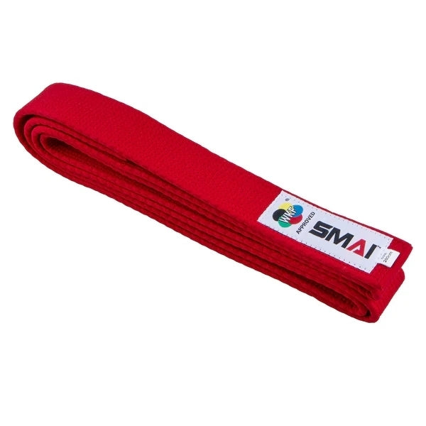 SMAI WKF KATA Gürtel premium rot 320cm