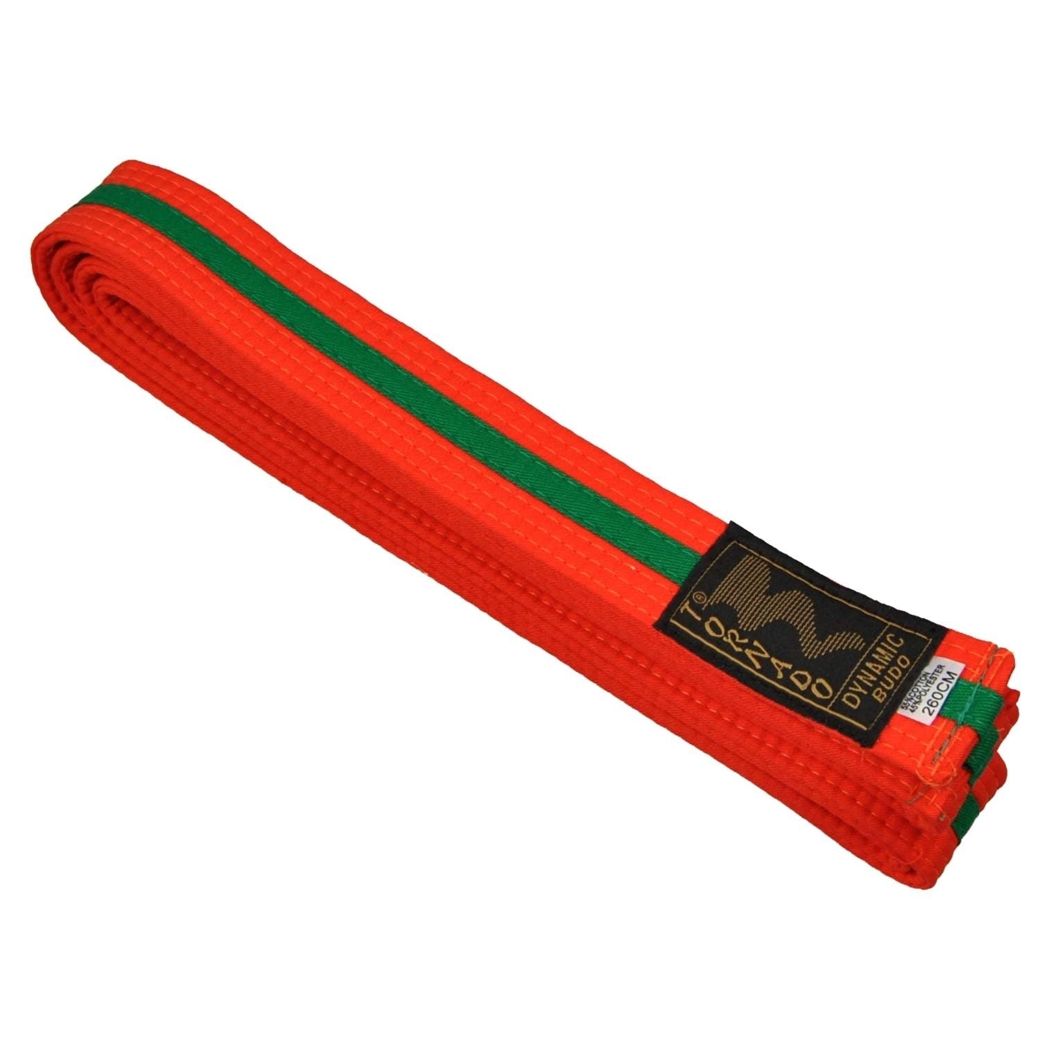 Budogürtel orange-grün 200 cm