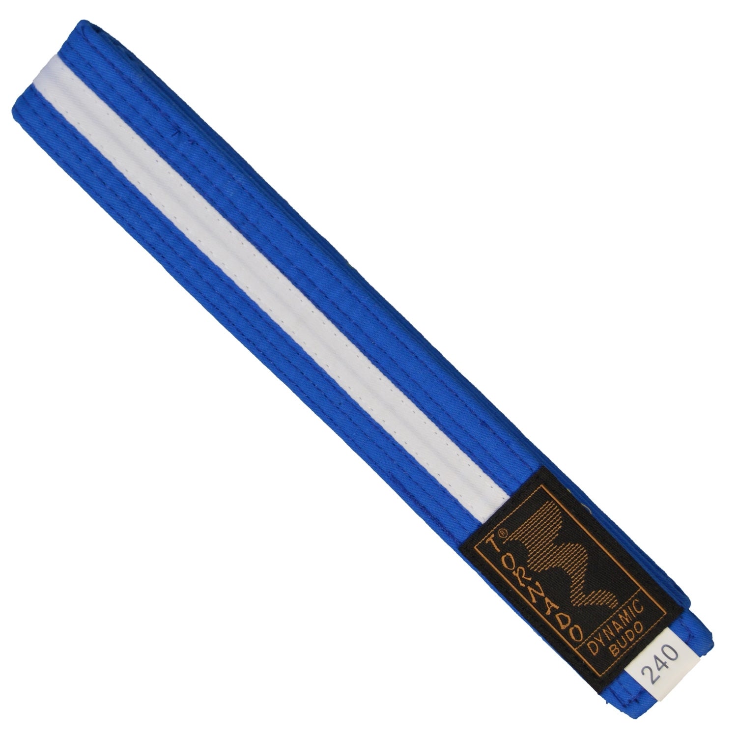 Budogürtel blau-weiß 240cm