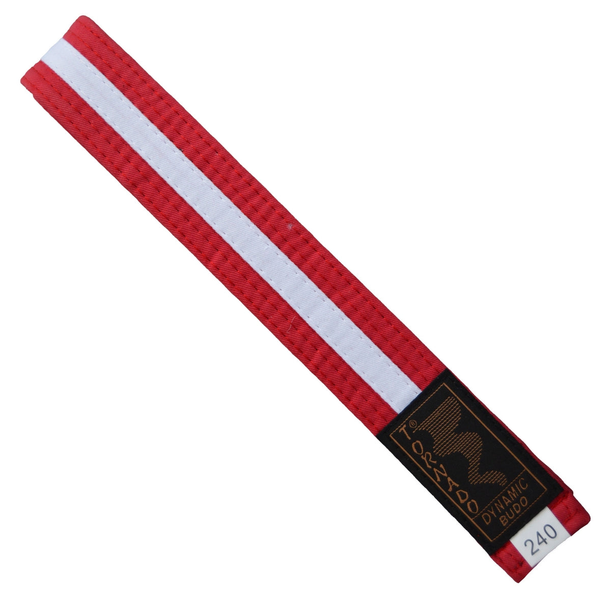 Budogürtel rot-weiß 260cm