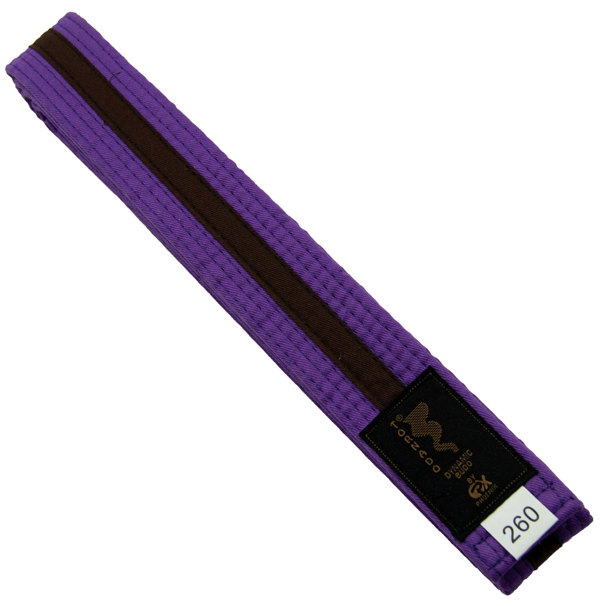 Budogürtel violett-braun 280cm