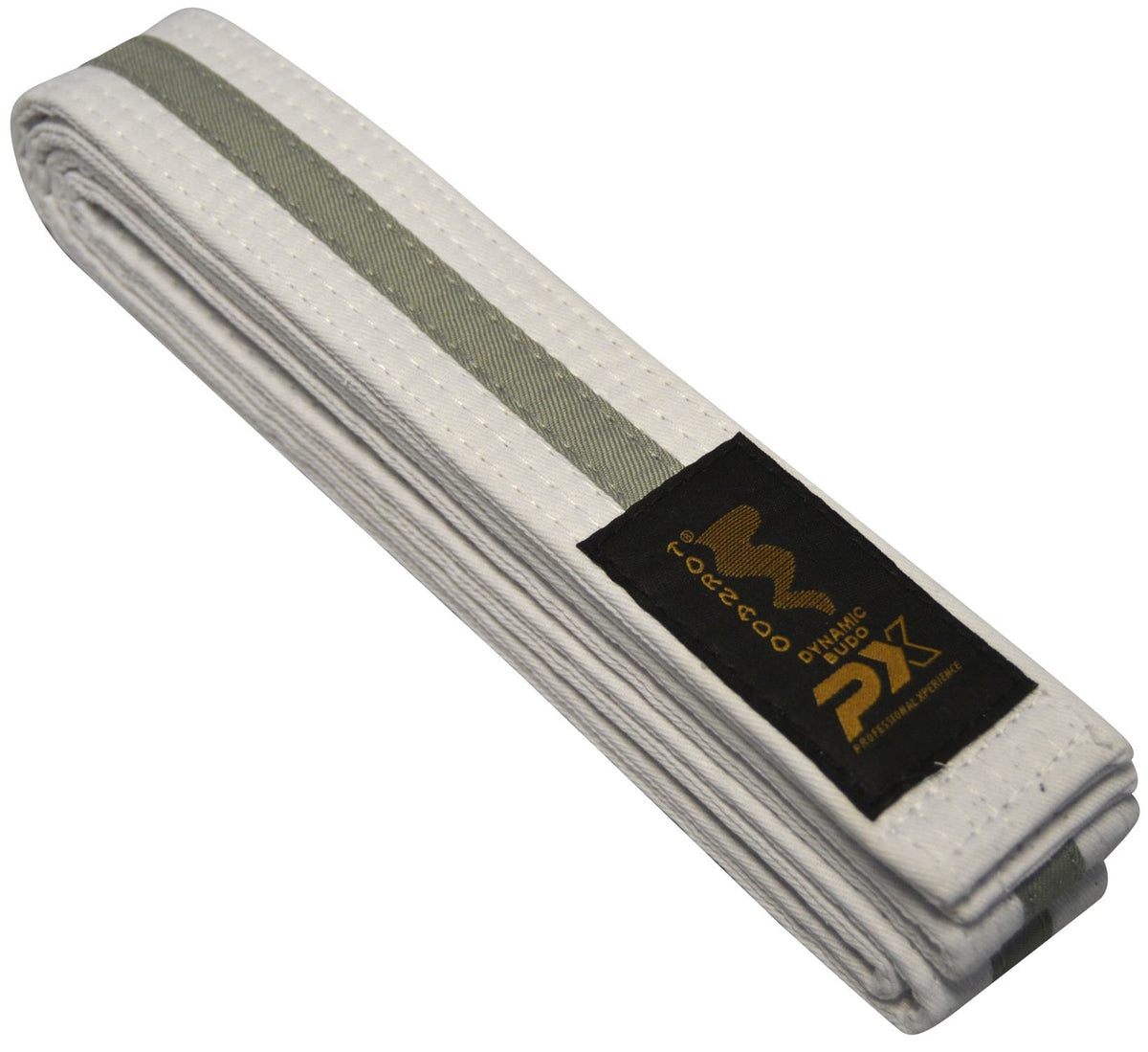 Budogürtel weiß-grau 280 cm