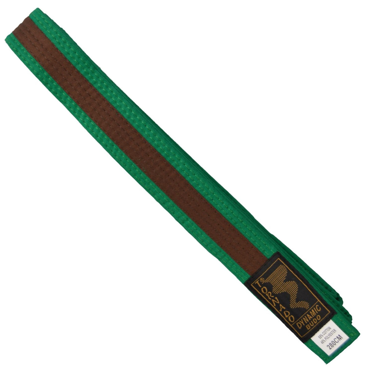 Budogürtel grün-braun, 330 cm