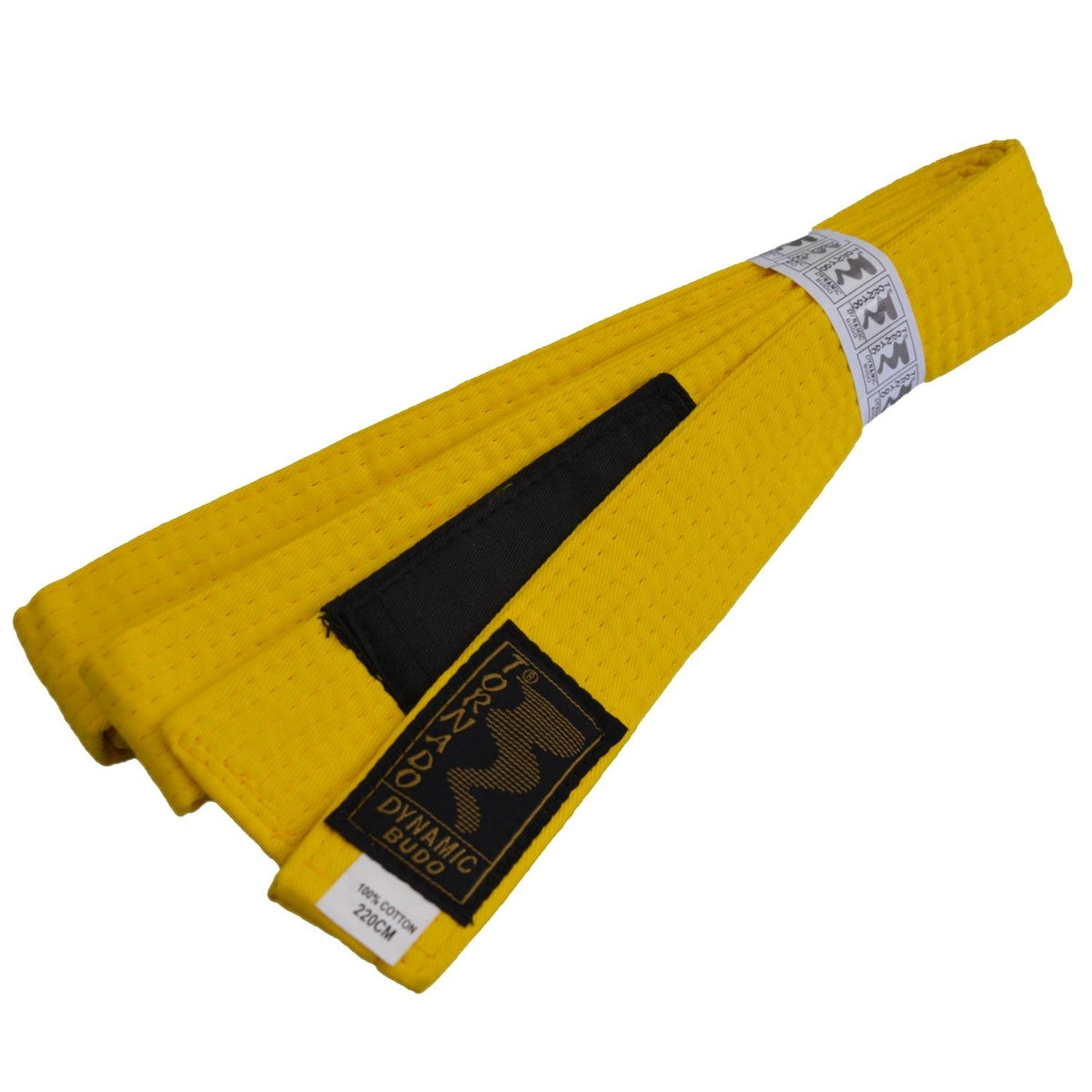 Kinder BJJ Gürtel gelb m. Bar 220cm