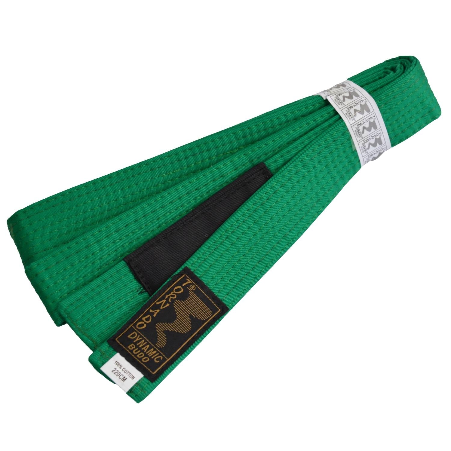 Kinder BJJ Gürtel grün m. Bar 240 cm