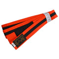 Kinder BJJ Gürtel orange-schwarz m. Bar 240 cm