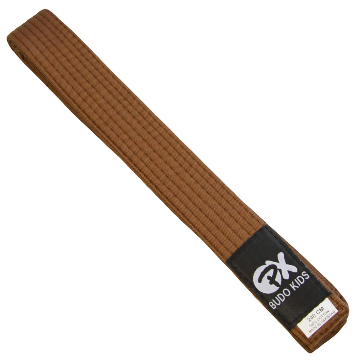 PX Budo Kids Softbelt, braun, 240cm