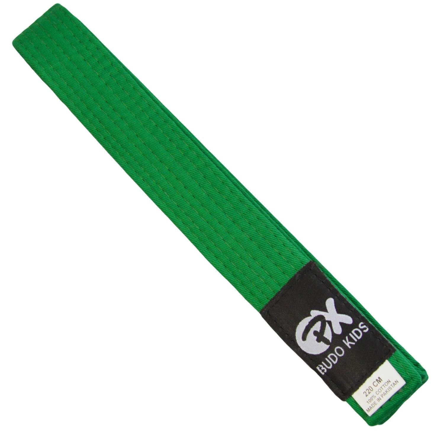 PX Budo Kids Softbelt, grün, 260cm