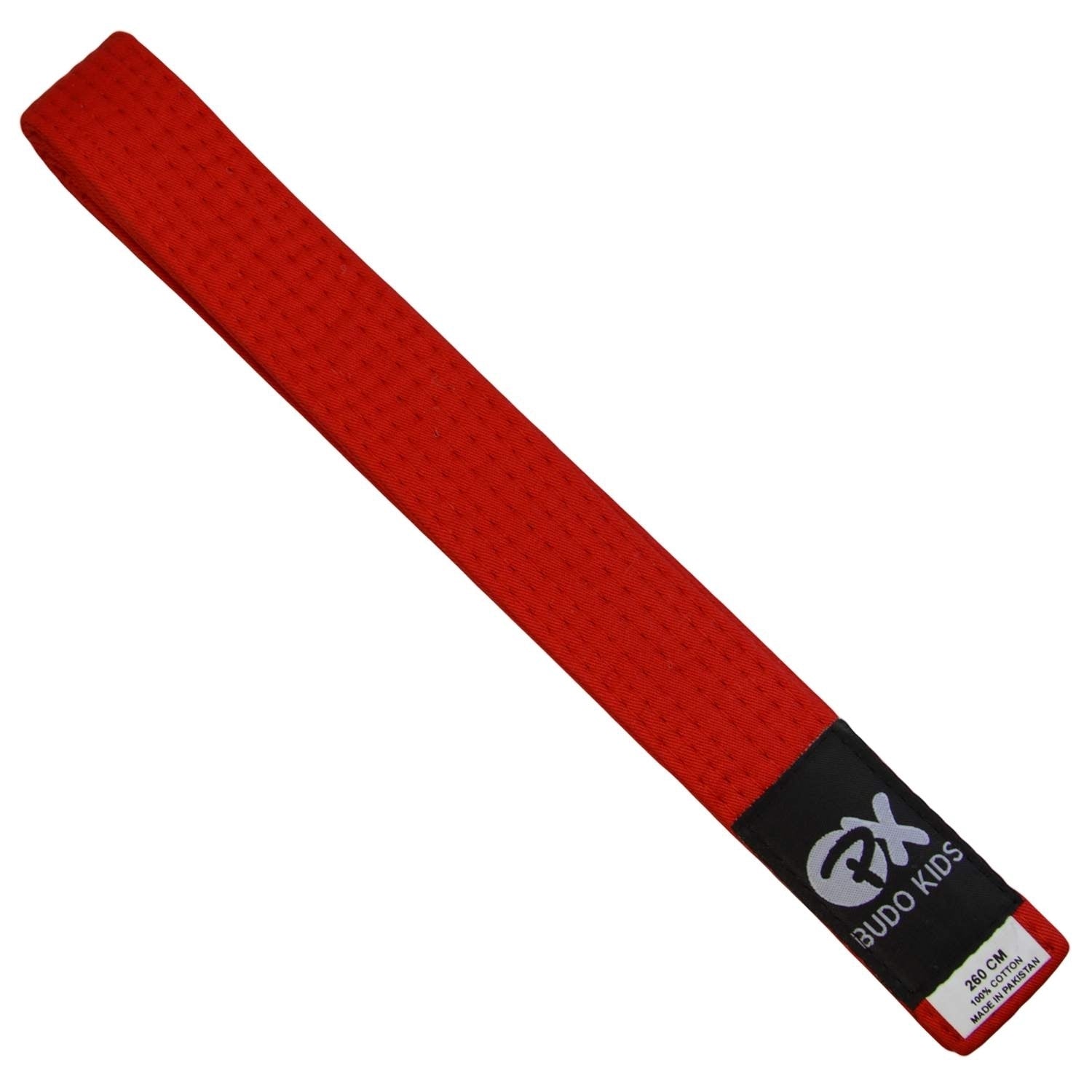 PX Budo Kids Softbelt, rot, 280cm