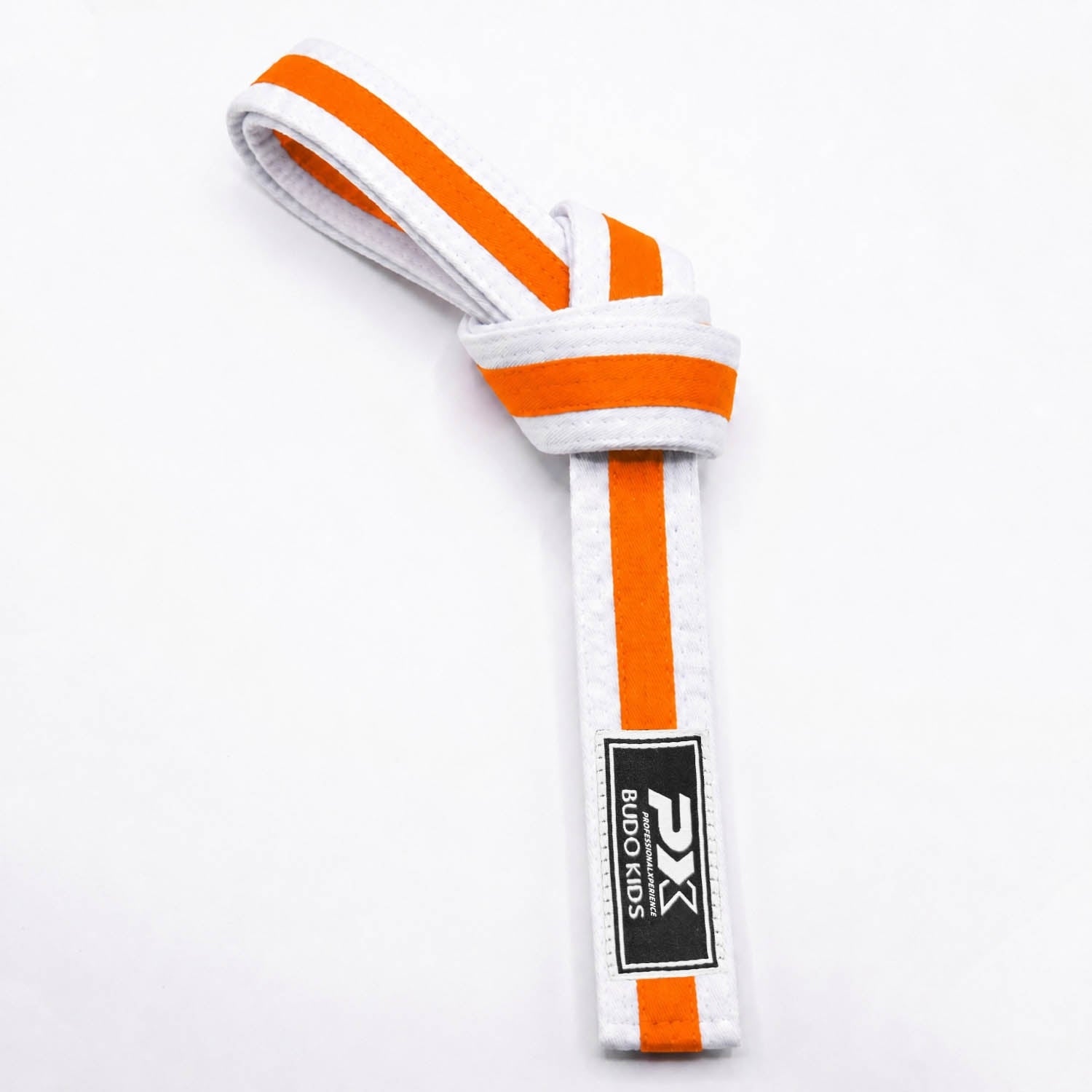 PX Budo Kids Softbelt, weiß-orange 220cm