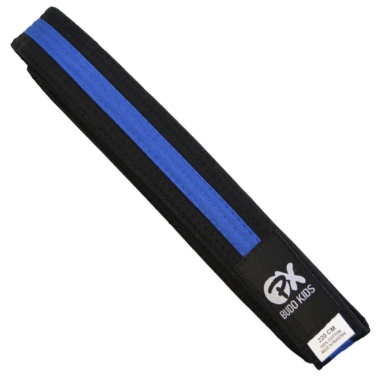 PX Budo Kids Softbelt, schwarz-blau, 280cm