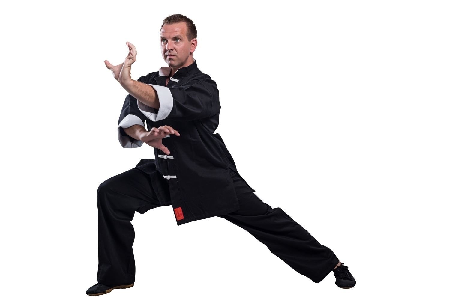 Shaolin II Kung Fu  Black/White Größe 110