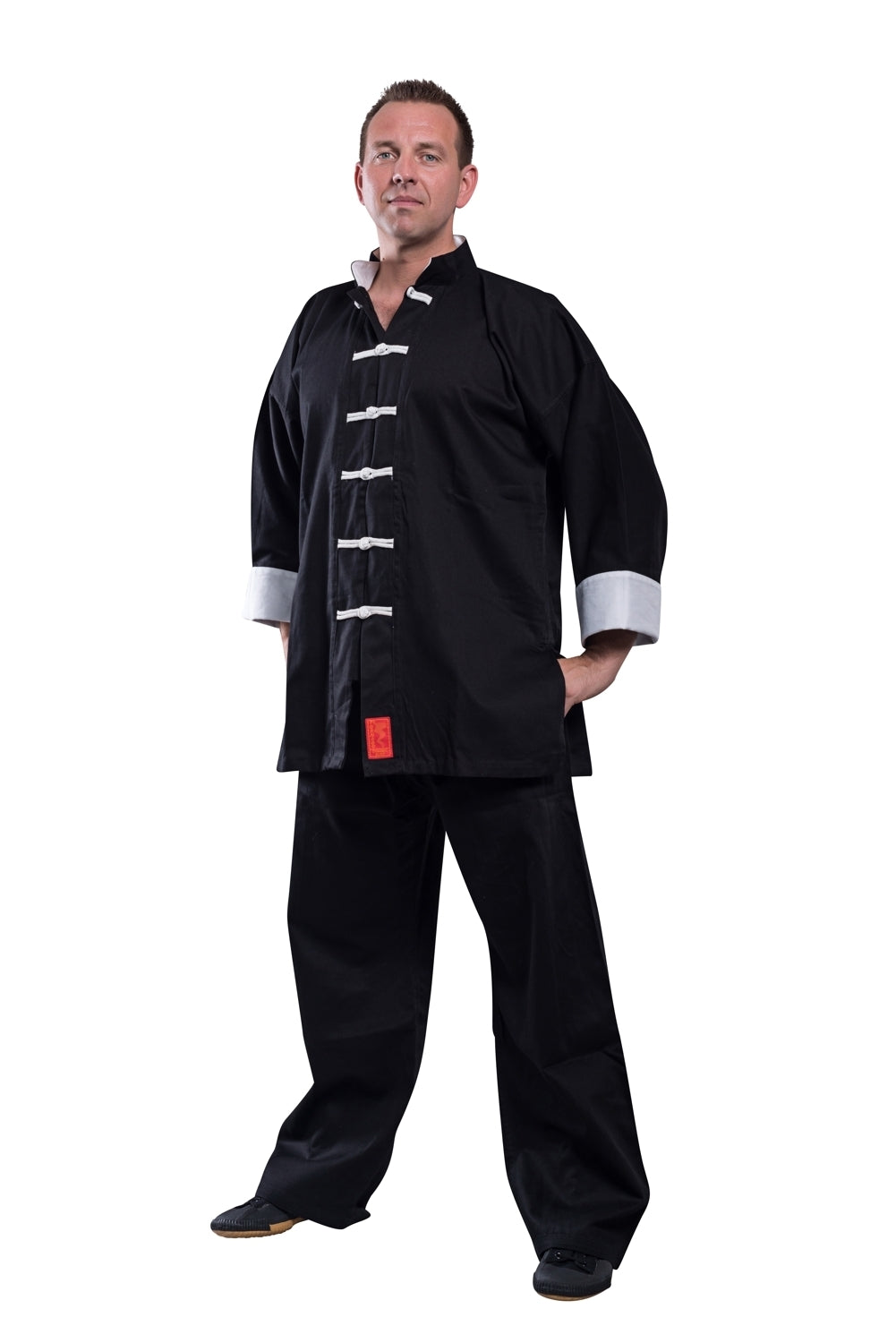 Shaolin II Kung Fu  Black/White Größe 200