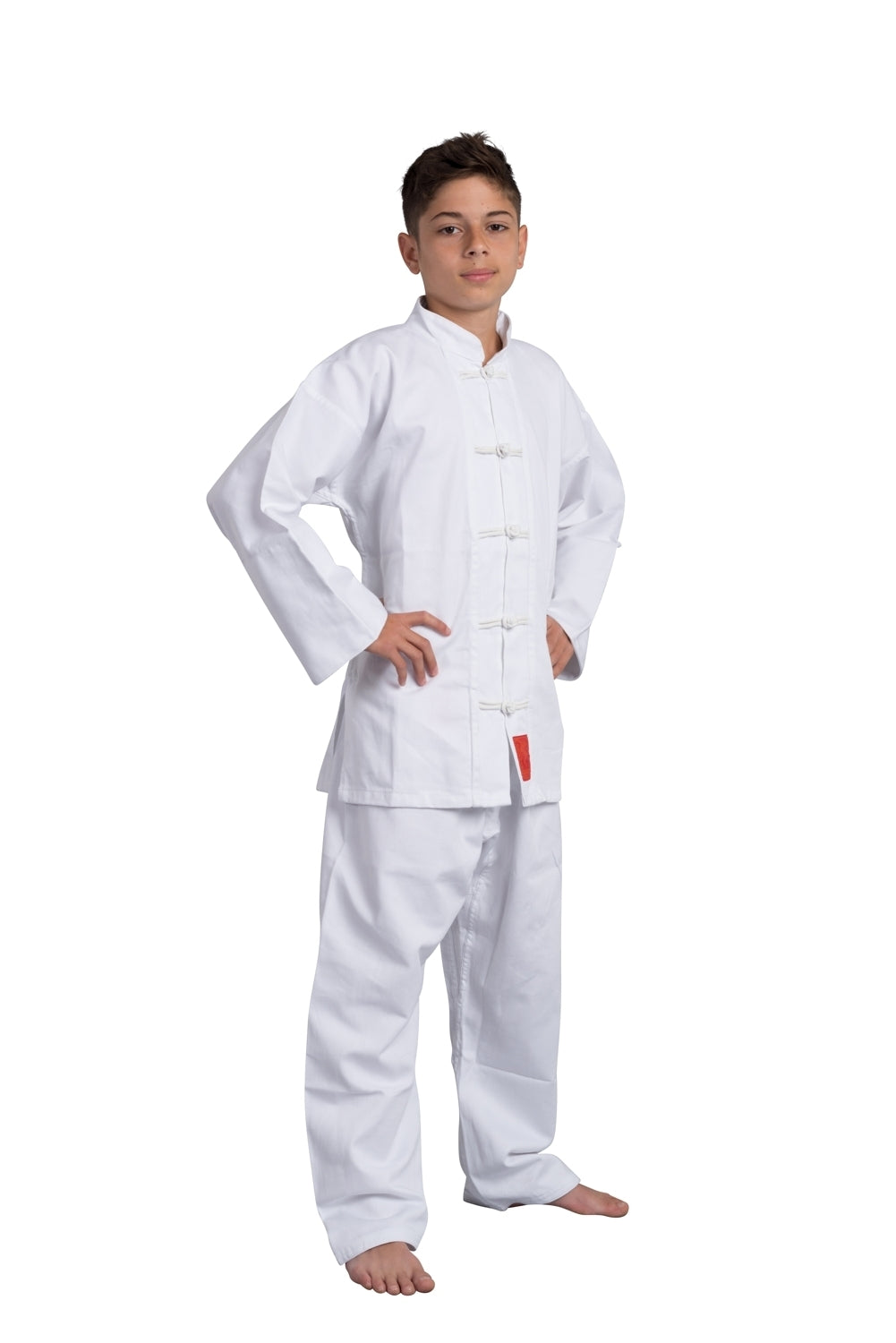Shaolin Kung Fu Anzug  weiß Größe 140