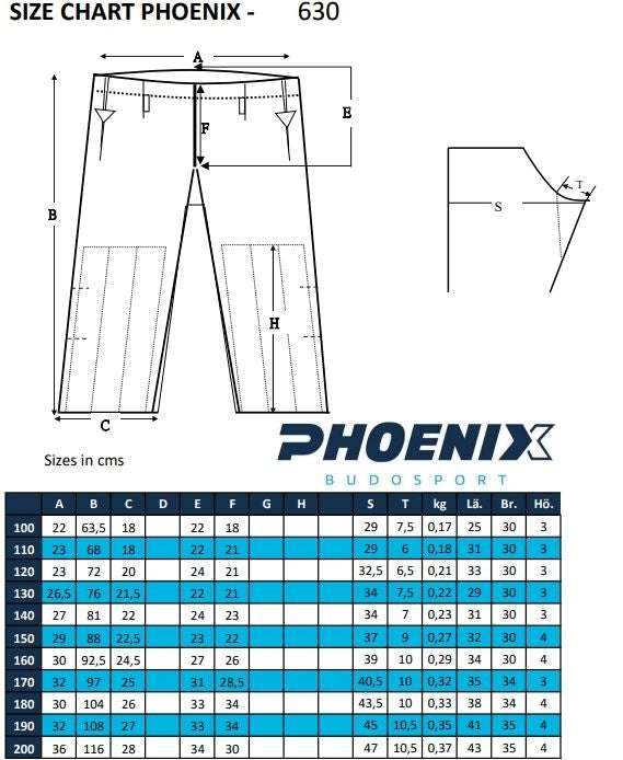PX Kickboxhose lang ganz schwarz Gr 190