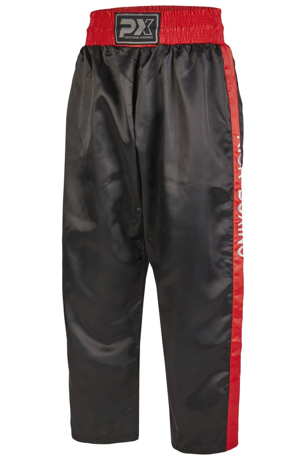 PX Kickboxhose schwarz-rot Stick Gr 200