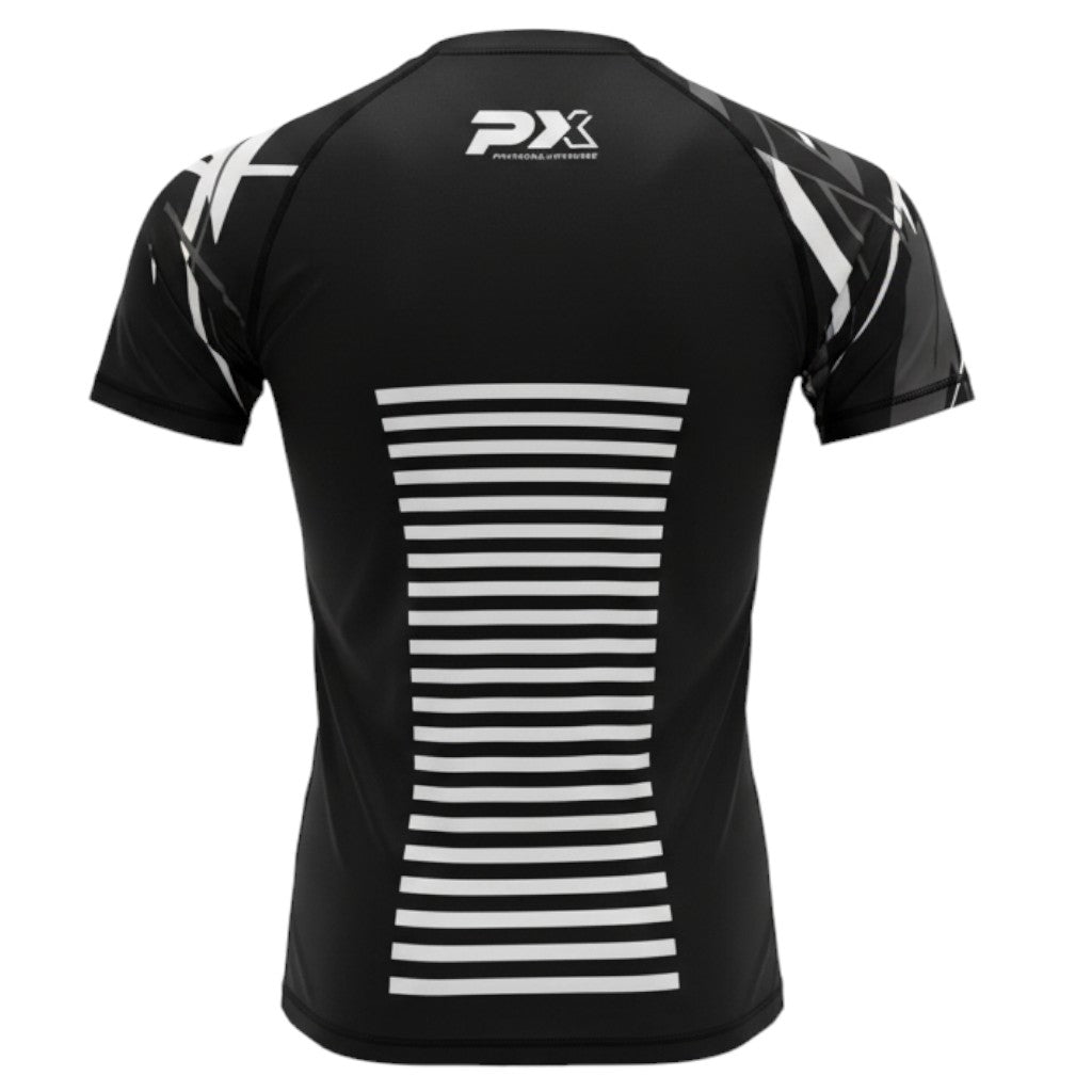 LEGACY X Rashguard kurzarm schwarz-grau L