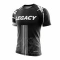 LEGACY X Rashguard kurzarm schwarz-grau XXL
