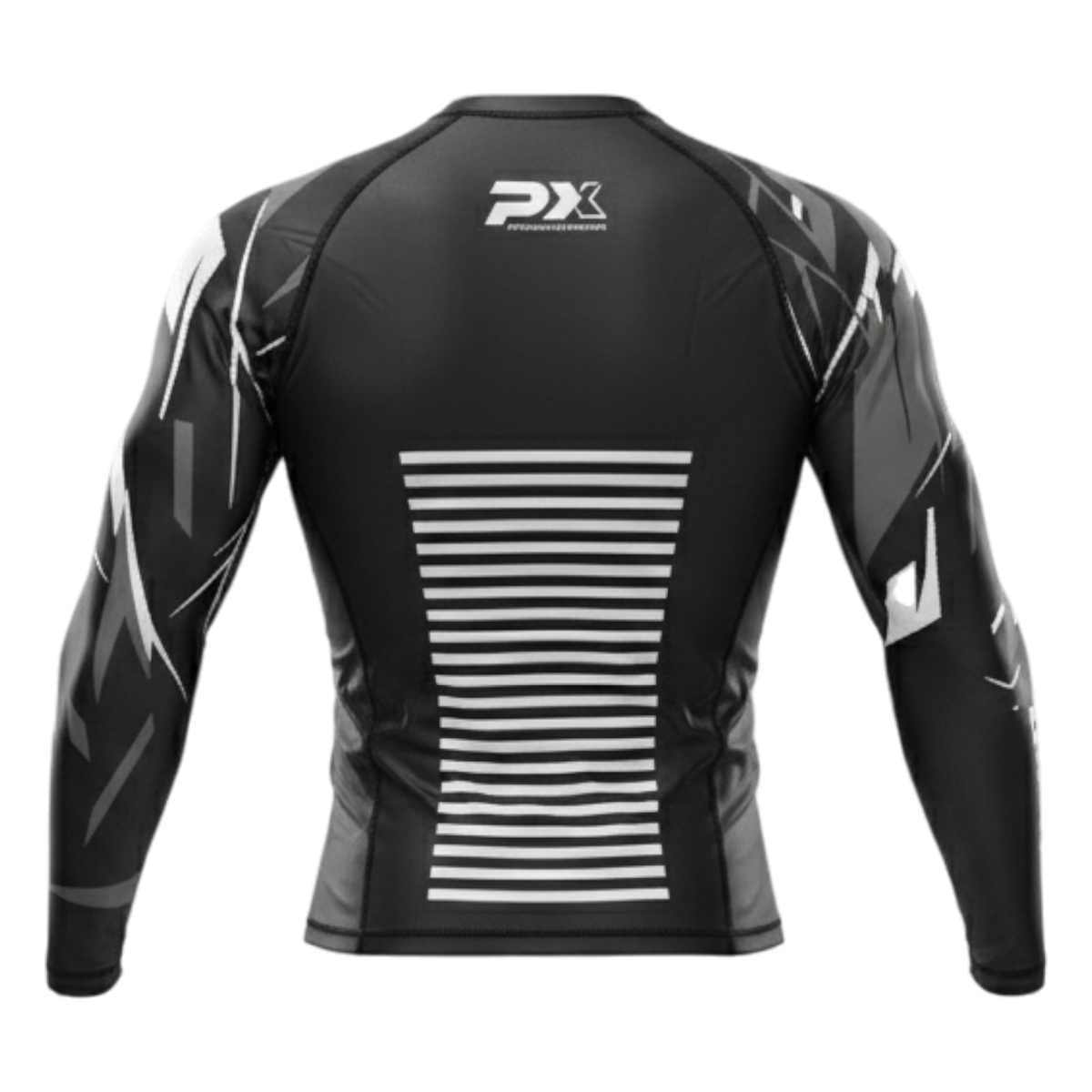 LEGACY X Rashguard langarm schwarz-grau M
