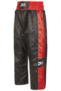 PX Kickboxhose TOPFIGHT, schwarz-rot, 100