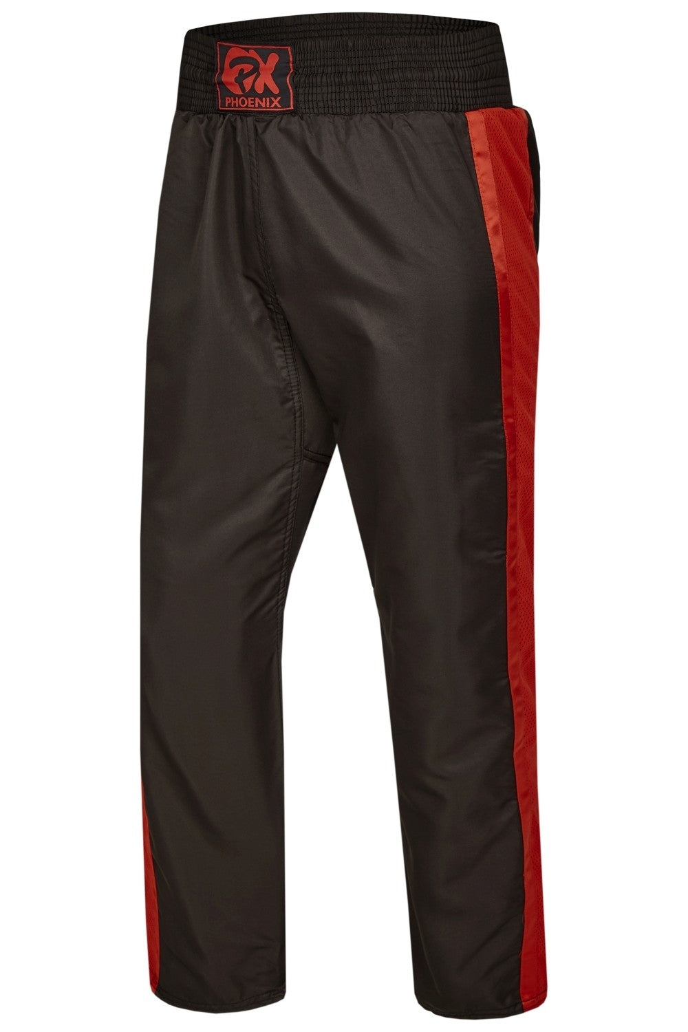 PX Kickboxhose "Dynamic", schwarz-rot Mesh 170