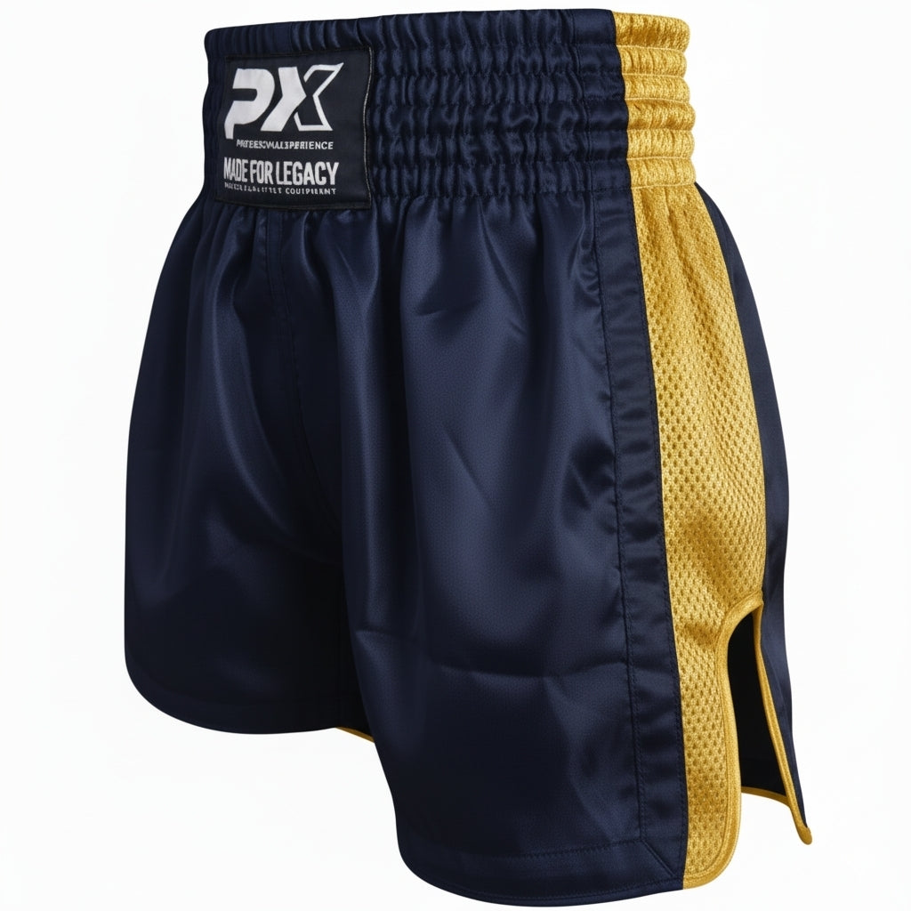 PX Legacy Thai Shorts , Mesh, navy-gold M