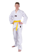Taekwondo Dobok Gr 170 Ribbed Standard w Rev