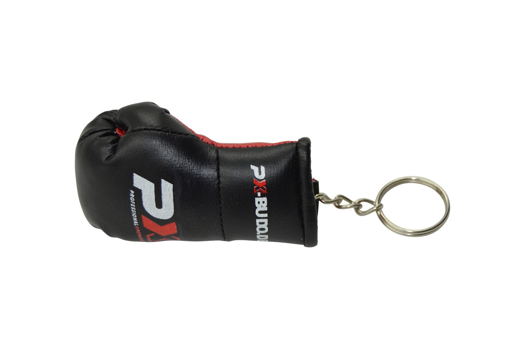 Schlüsselanhänger Mini Boxhandschuh mit Aufdruck PX