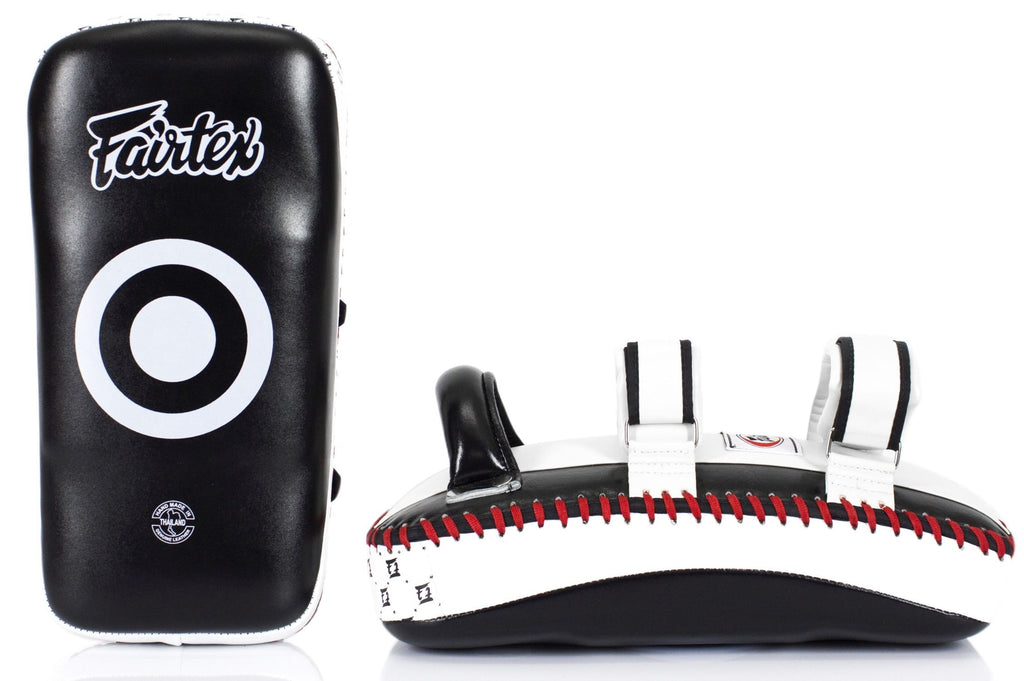 FAIRTEX KPLC2  Thaipratzen / Pao Leder s/w, Paar