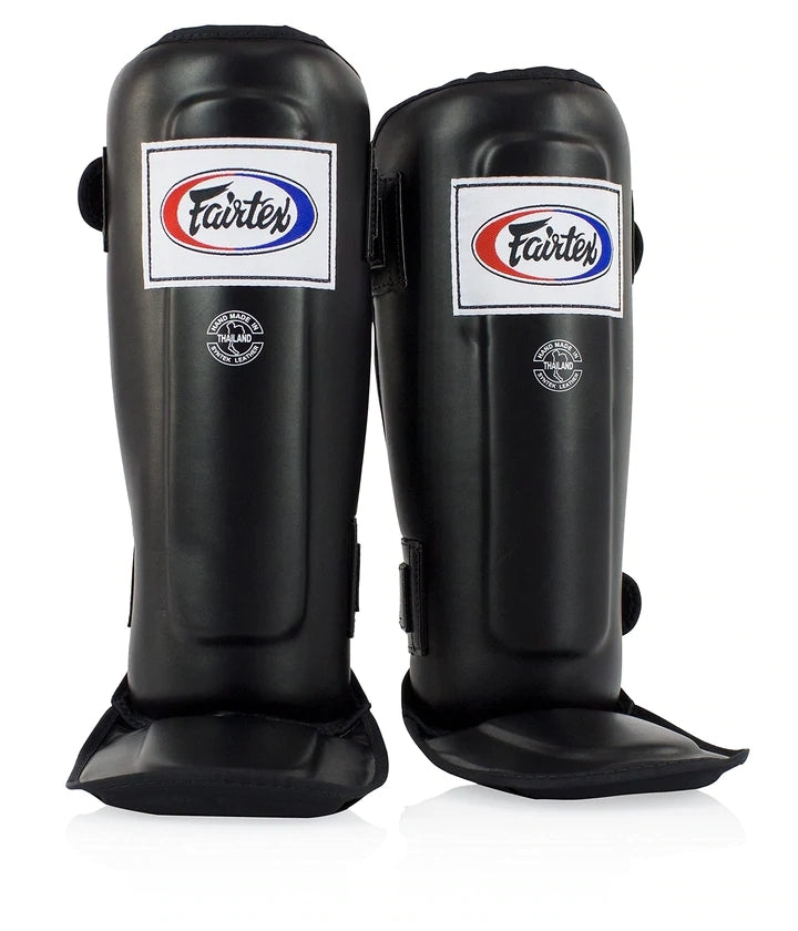 Fairtex SP3 Schienbein-Spannschutz schwarz L