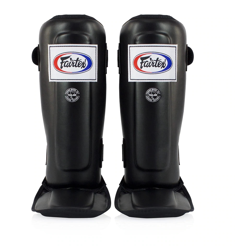 Fairtex SP3 Schienbein-Spannschutz schwarz XL