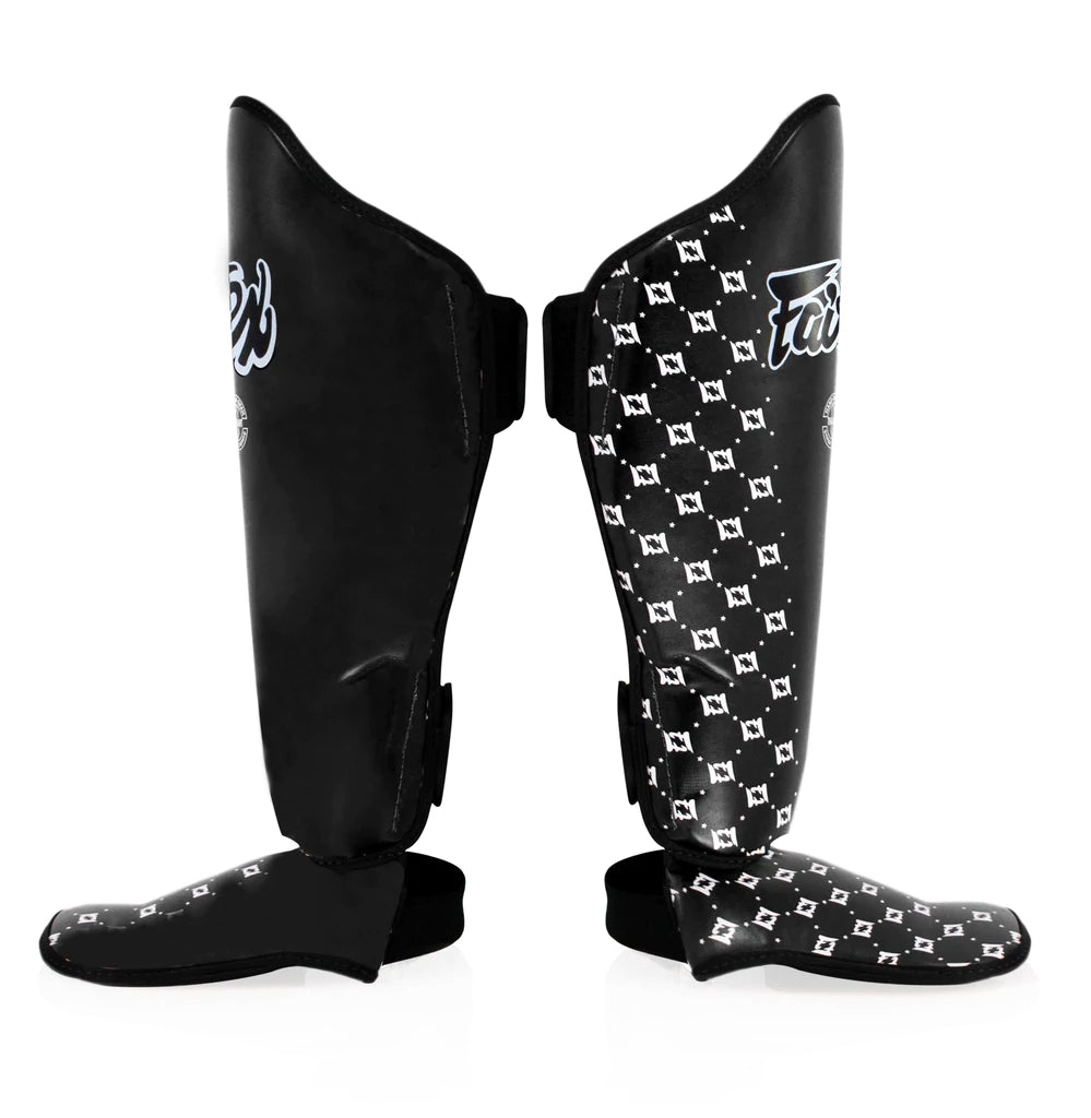Fairtex SP5 Competition Schienbein-Spannschutz schwarz XL
