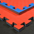 Kampfsportmatten rot/ blau 100x100x2cm