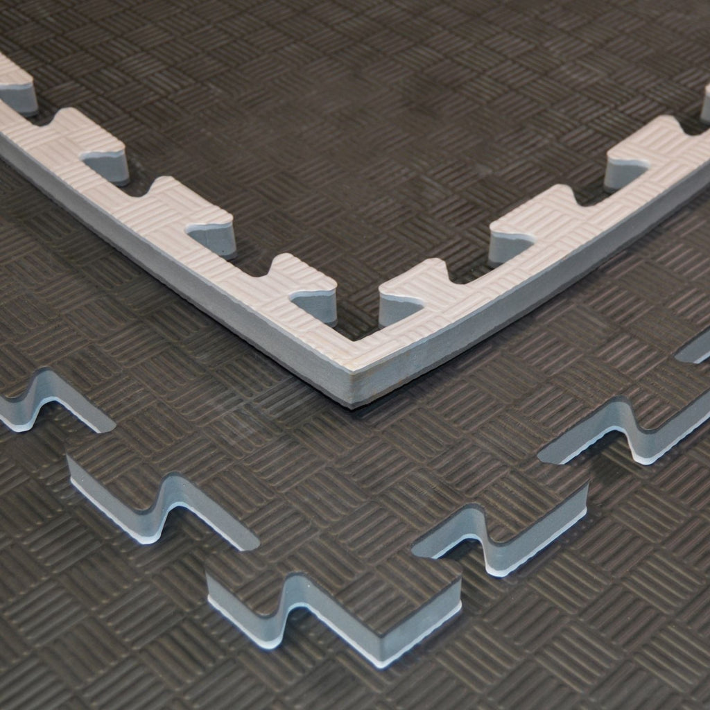 Kampfsportmatten schwarz / grau 100x100x2cm