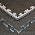 Kampfsportmatten schwarz / grau 100x100x2cm