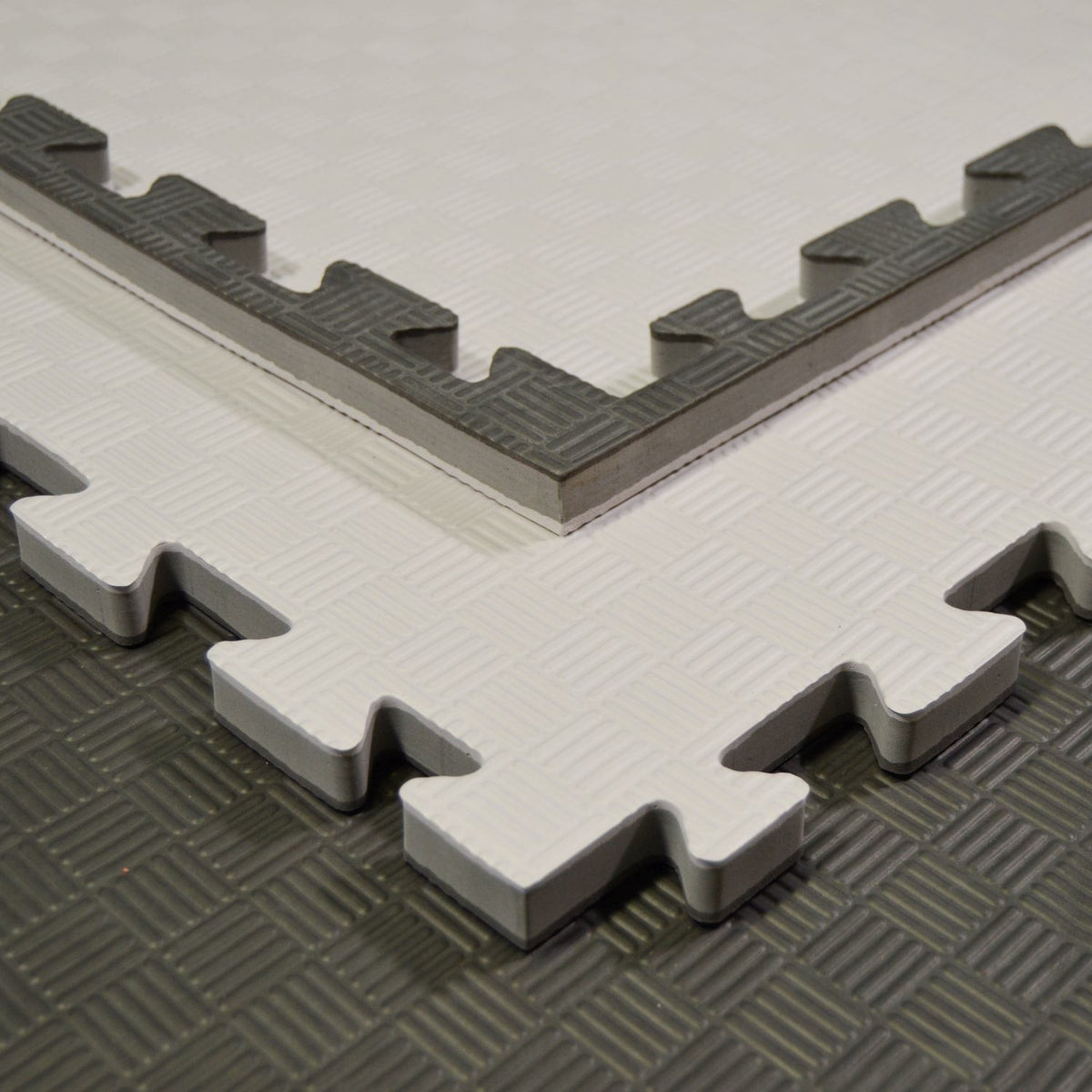 Kampfsportmatten schwarz / grau 100x100x2cm