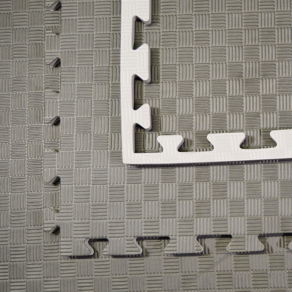 Kampfsportmatten schwarz / grau 100x100x2cm