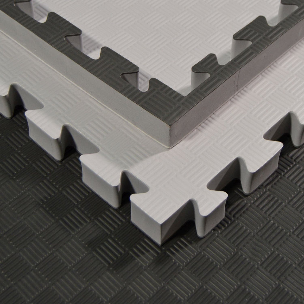 Kampfsportmatten Wendematte grau / schwarz 100x100x4cm