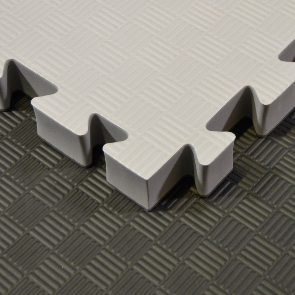 Kampfsportmatten Wendematte grau / schwarz 100x100x4cm