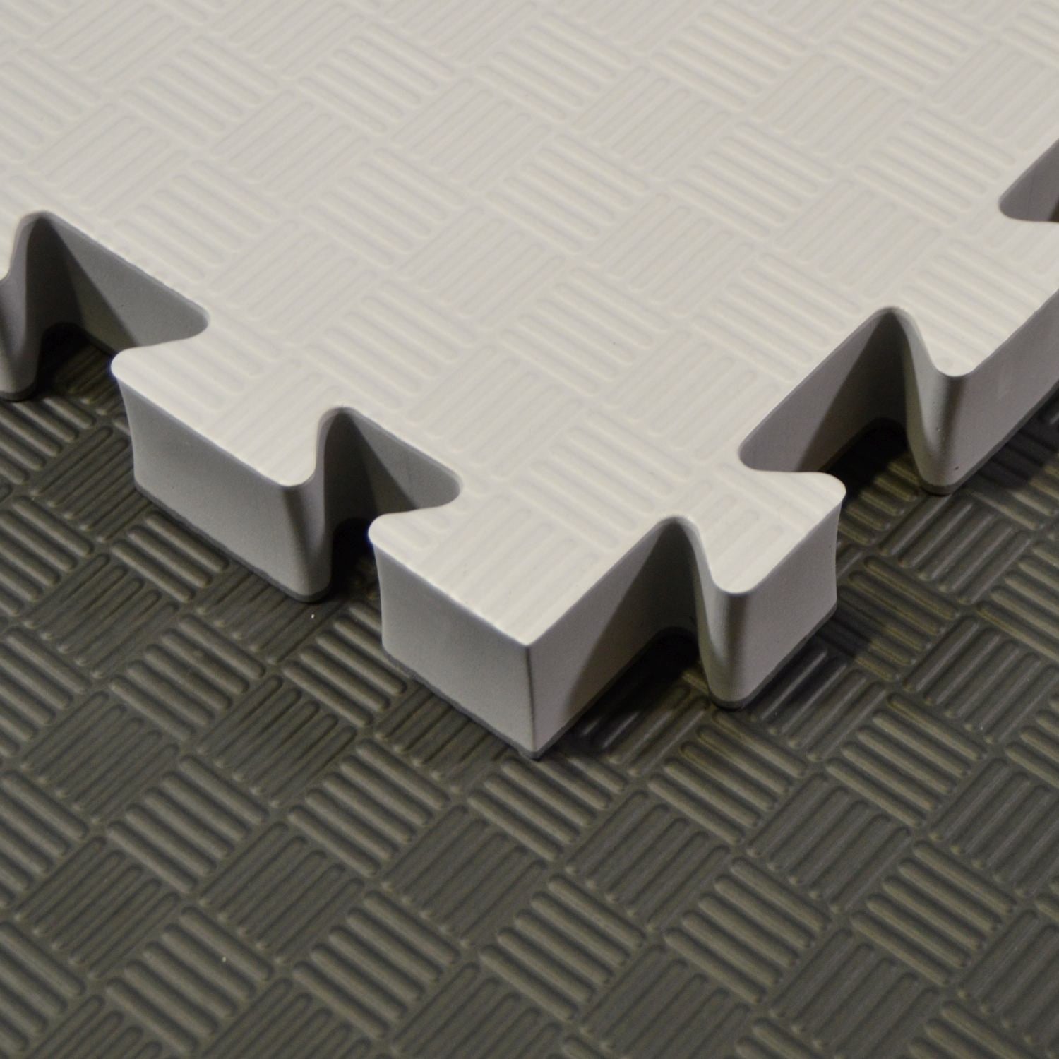 Kampfsportmatten Wendematte grau / schwarz 100x100x4cm
