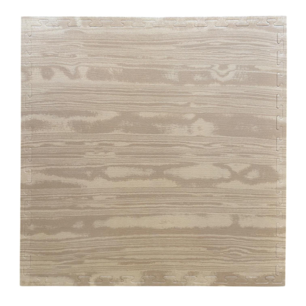 Kampfsportmatten Holzoptik/ schwarz 100 x 100 x 2,5cm