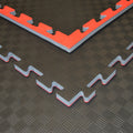 Kampfsportmatten rot/ black 100x100x2cm
