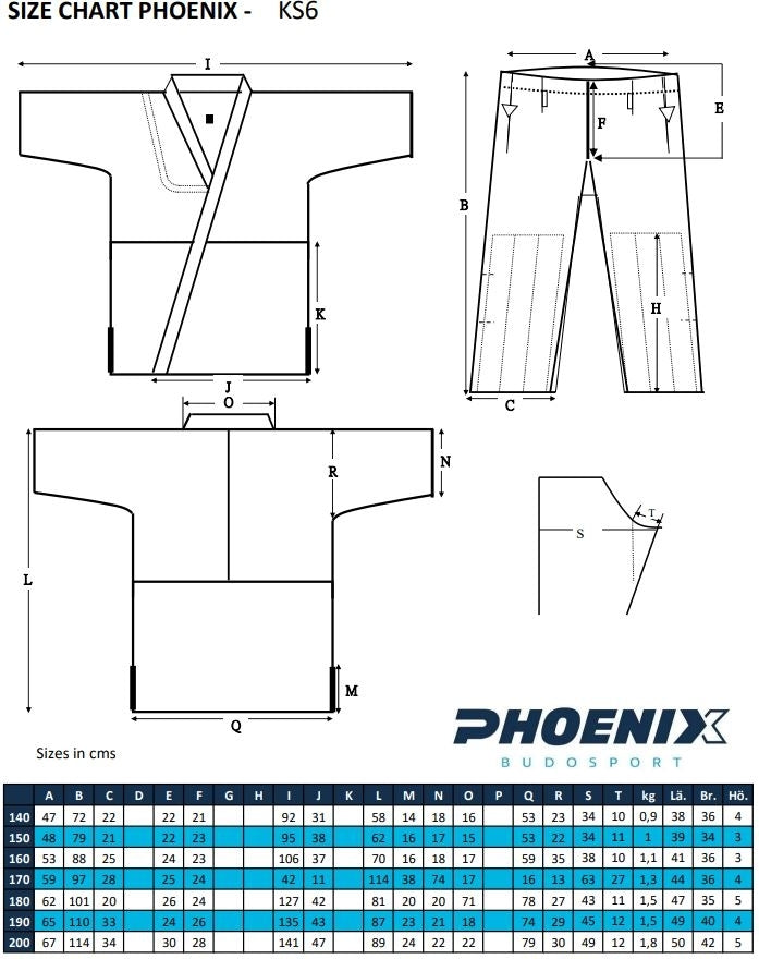 Kyokushinkai Gi mit Brustbestickung Gr. 170