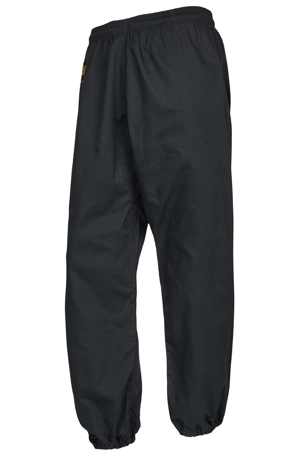 Kung Fu Hose schwarz Beine geschlossen Gr 170