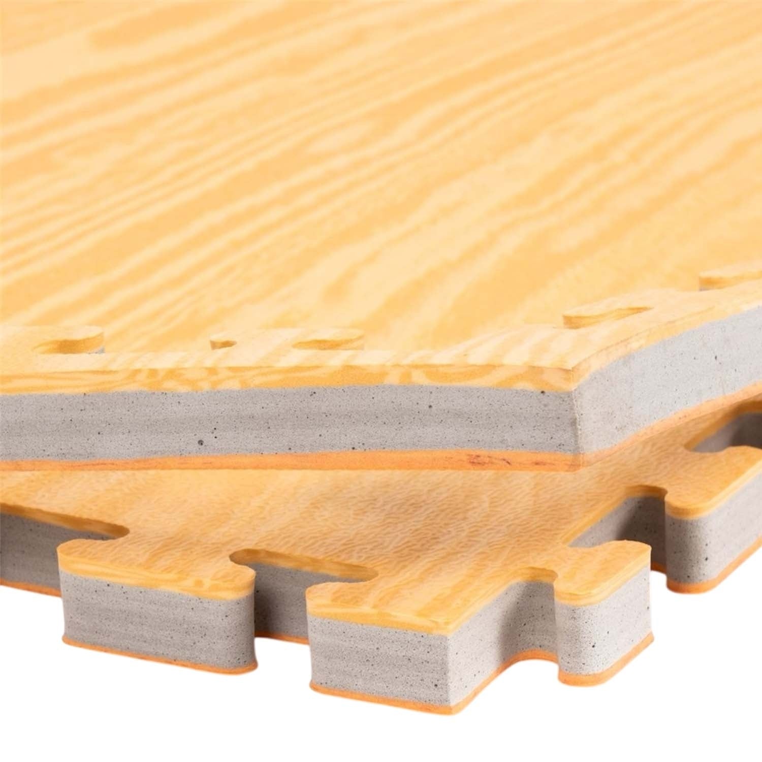 Kampfsportmatten Holz-Sandoptik ca. 100x100x2,5cm