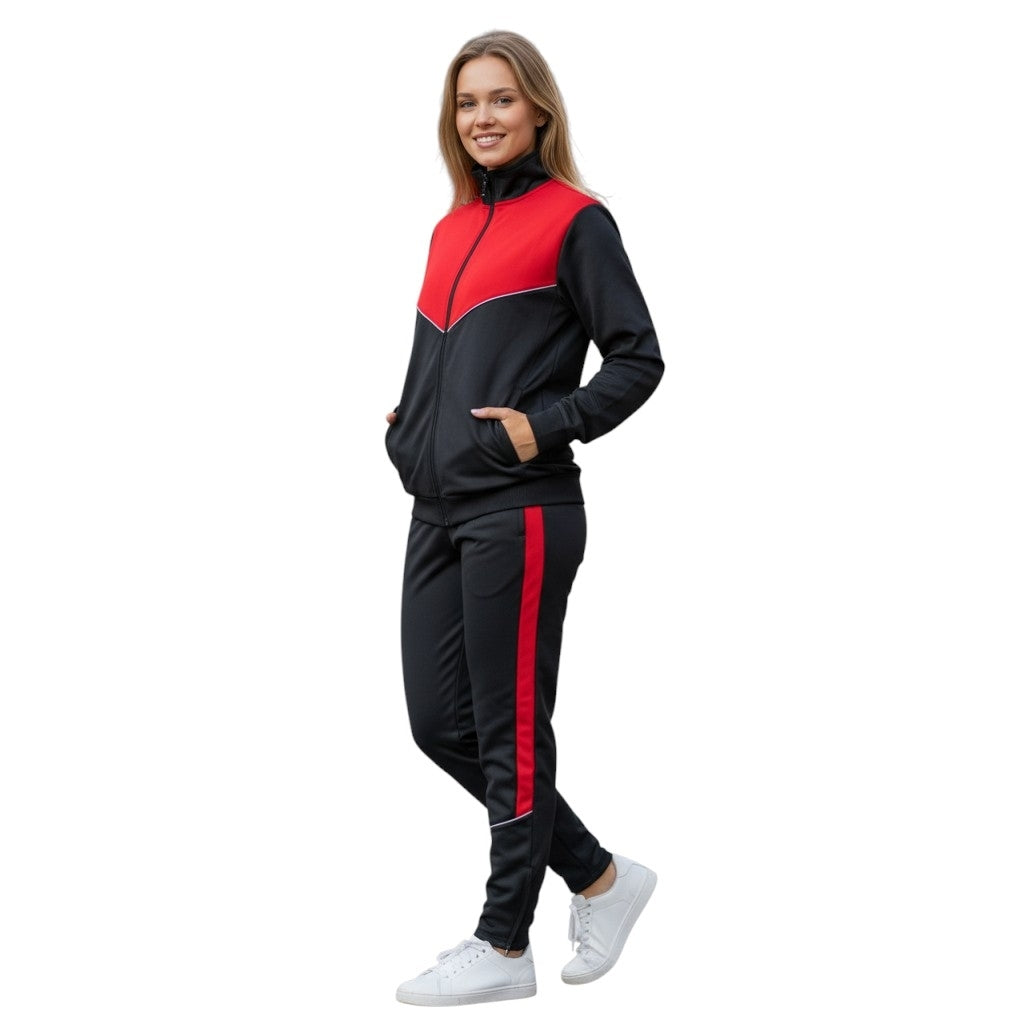 RY6402 Evans Tracksuit Black 02/Red 60 M