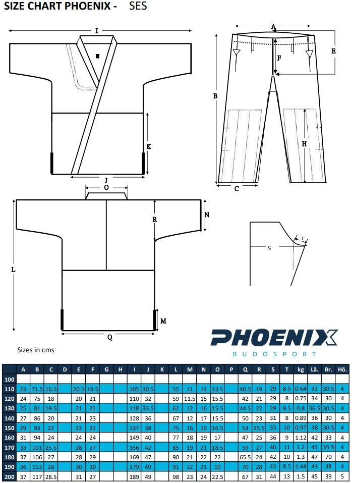 PX Karate-Anzug schwarz STANDARD EDITION Gr 190